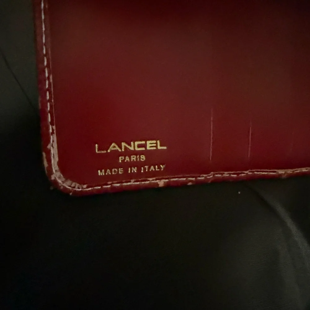 Lancel 90S Leather Distressed Wallet Vintage - Picture 10 of 16